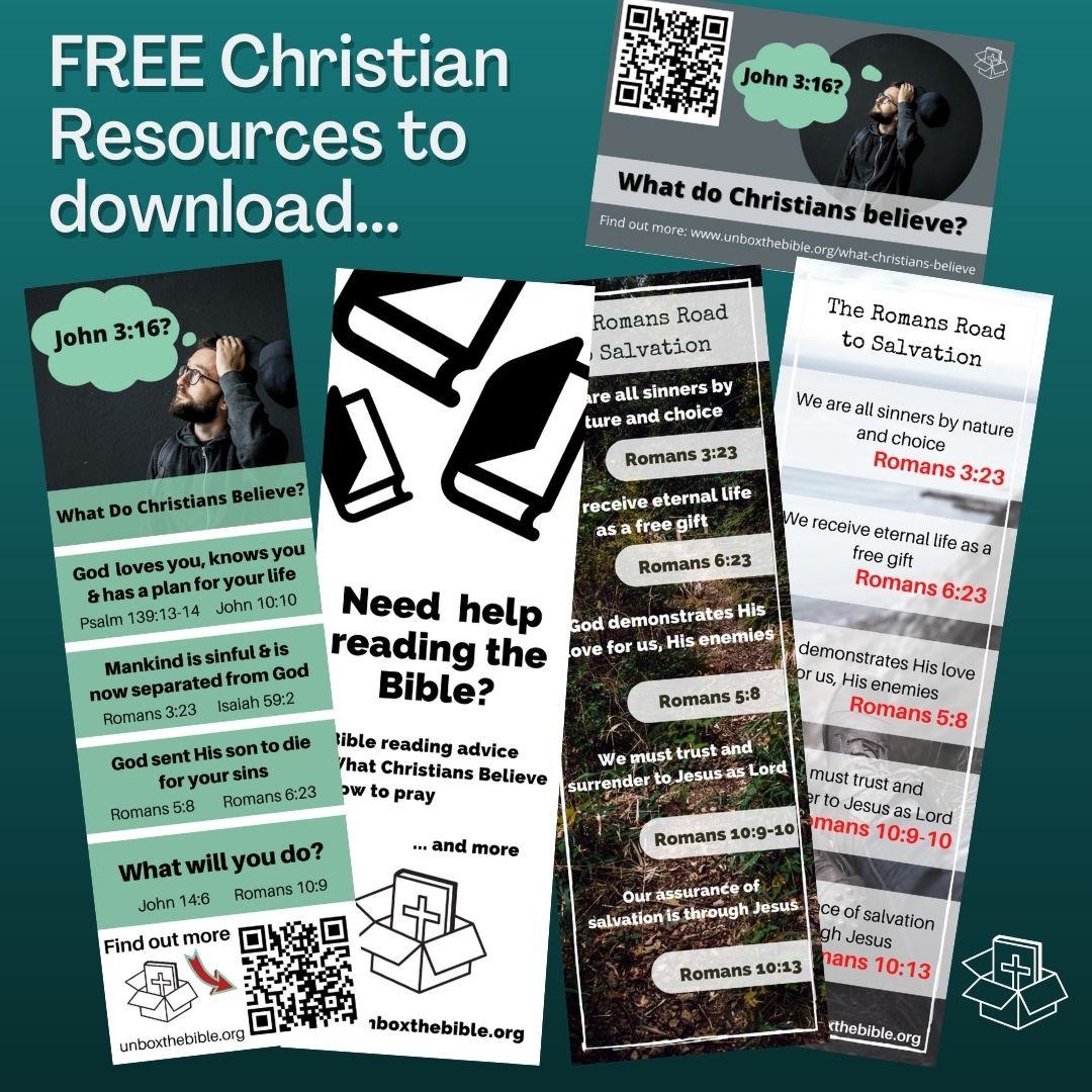 download free Christian resources bookmarks cards and tracts for evangelism