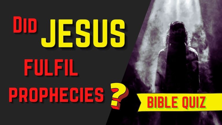 Messianic Prophecies Bible Quiz