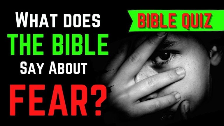Fear Bible Quiz