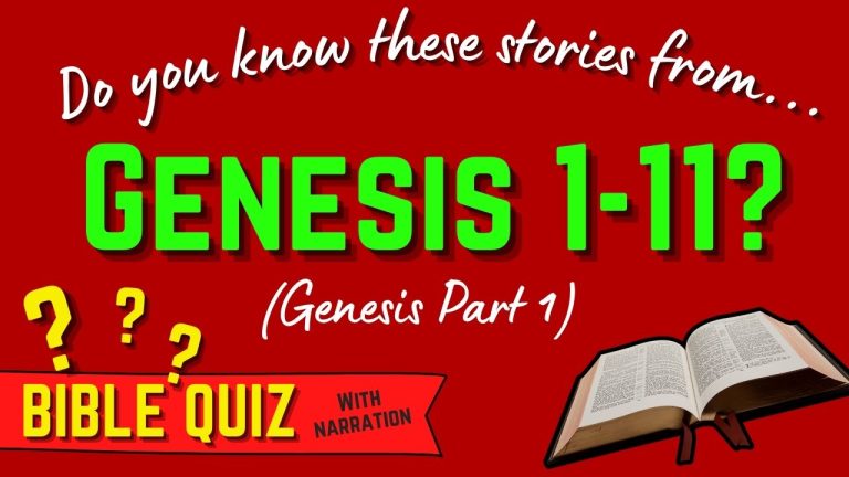 Genesis Bible Quiz